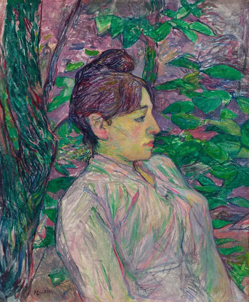Bajo la verdura - Henri de Toulouse-Lautrec