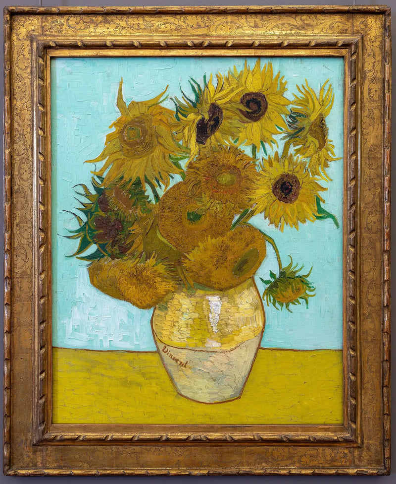 Girasoles (Naturaleza muerta: Jarrón con doce girasoles) - Vincent van Gogh