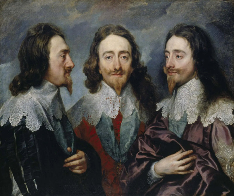 Carlos I (en tres posiciones) - Antoine van Dyck