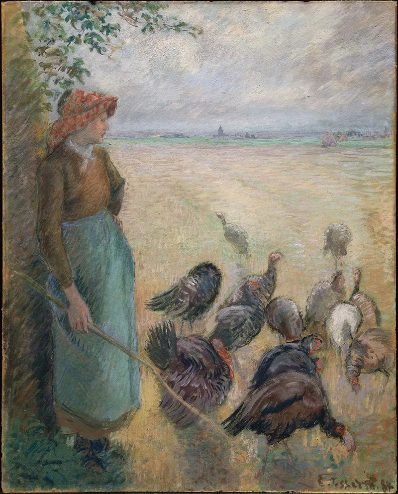 Hija de Turquía - Camille Pissarro