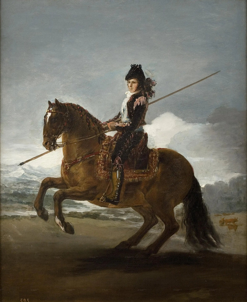 Un Garrochista - Francisco de Goya