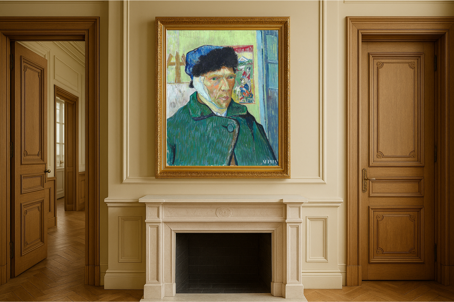 🎨 Autorretrato con la oreja vendada – Vincent van Gogh (1889)