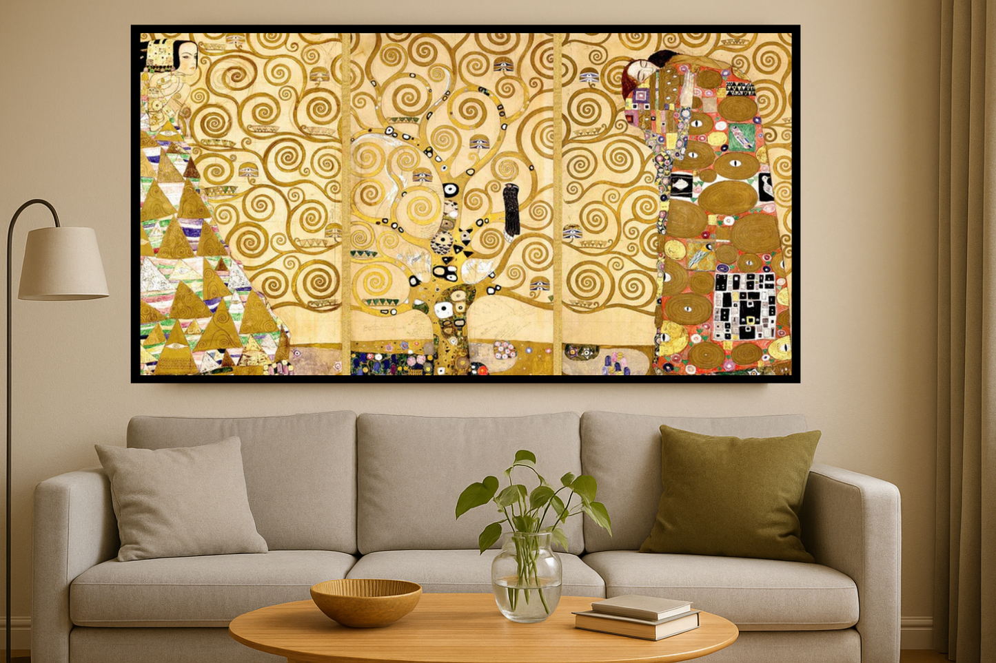 🌳✨ El Árbol de la Vida – Friso Stoclet – Gustav Klimt (1905–1909)