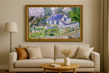🏡 Casas en Auvers II – Vincent van Gogh (1890)