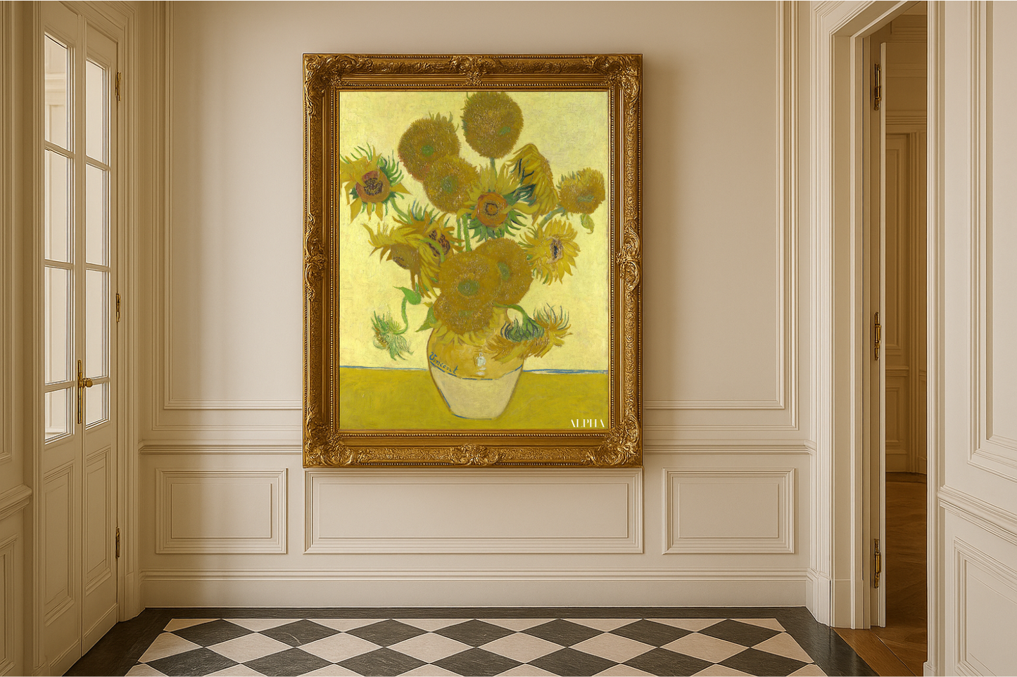 🌻 Jarrón con quince girasoles – Vincent van Gogh (1888)