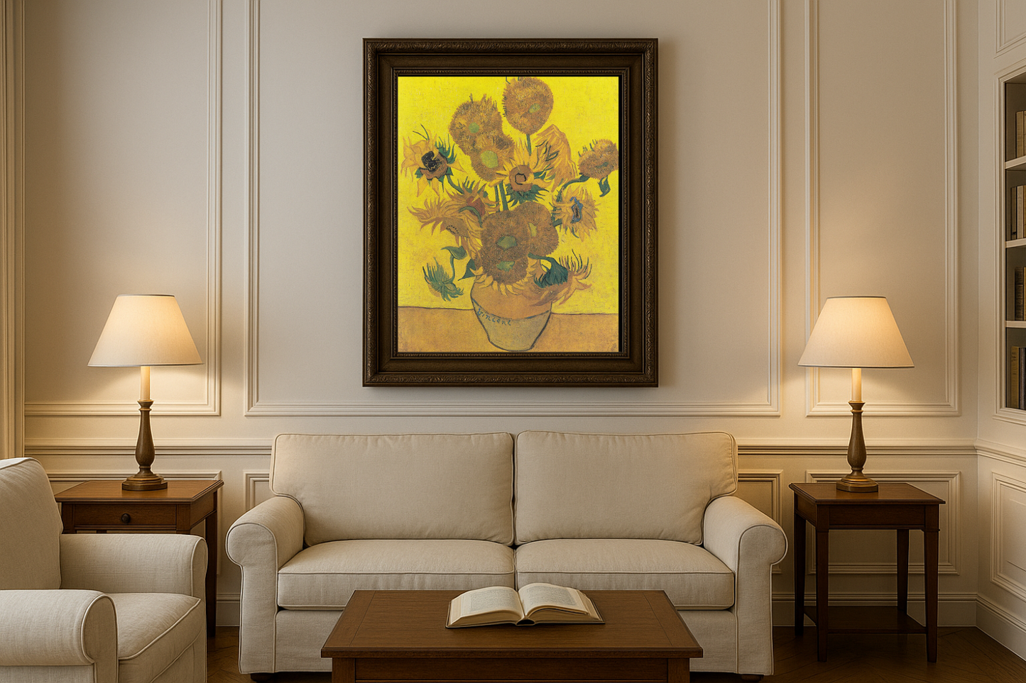 🌻 Jarrón con Quince Girasoles – Vincent van Gogh (1888)