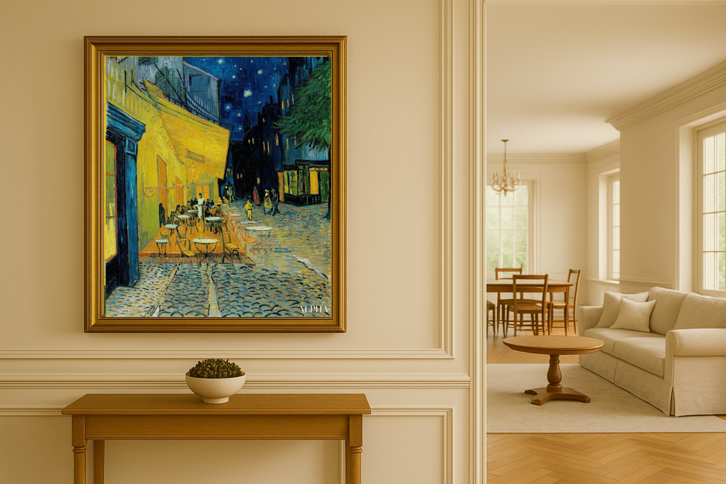 🖼️ Terraza del café por la noche – Vincent van Gogh (1888)