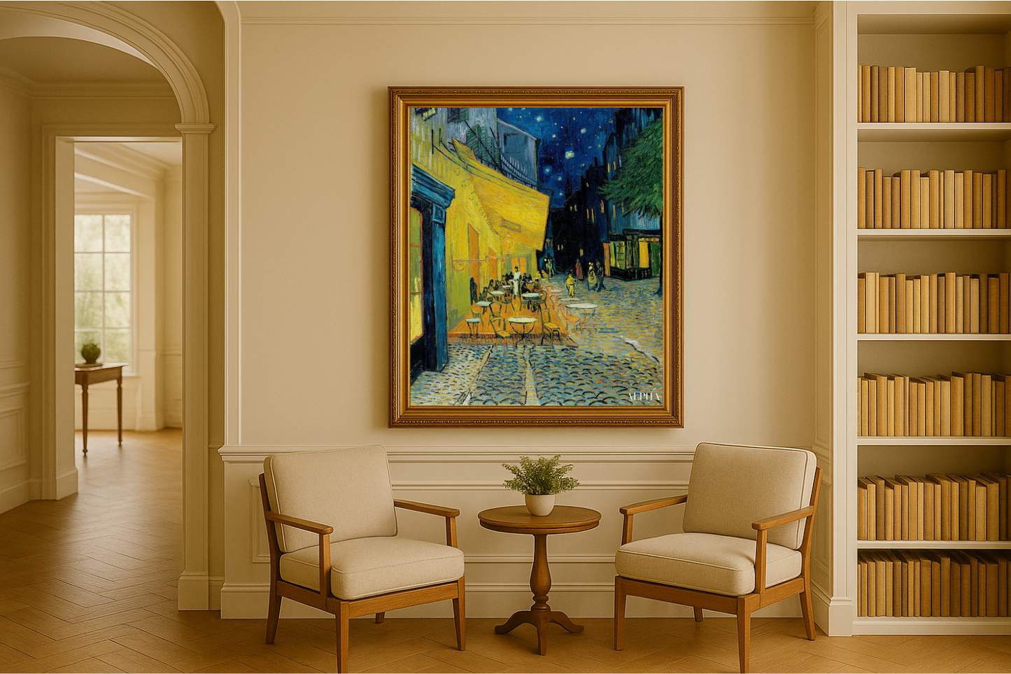 🖼️ Terraza del café por la noche – Vincent van Gogh (1888)
