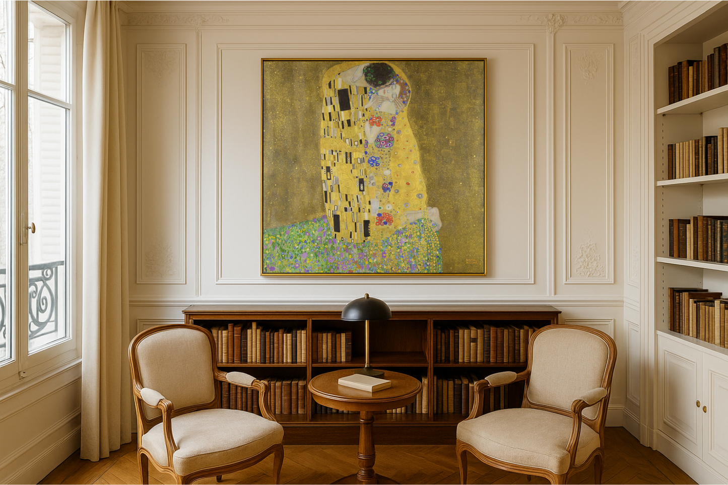 💛 El Beso – Gustav Klimt (1907–1908)