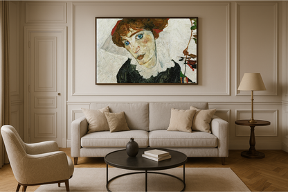 Retrato de Walburga Neuzil (Wally) - Egon Schiele