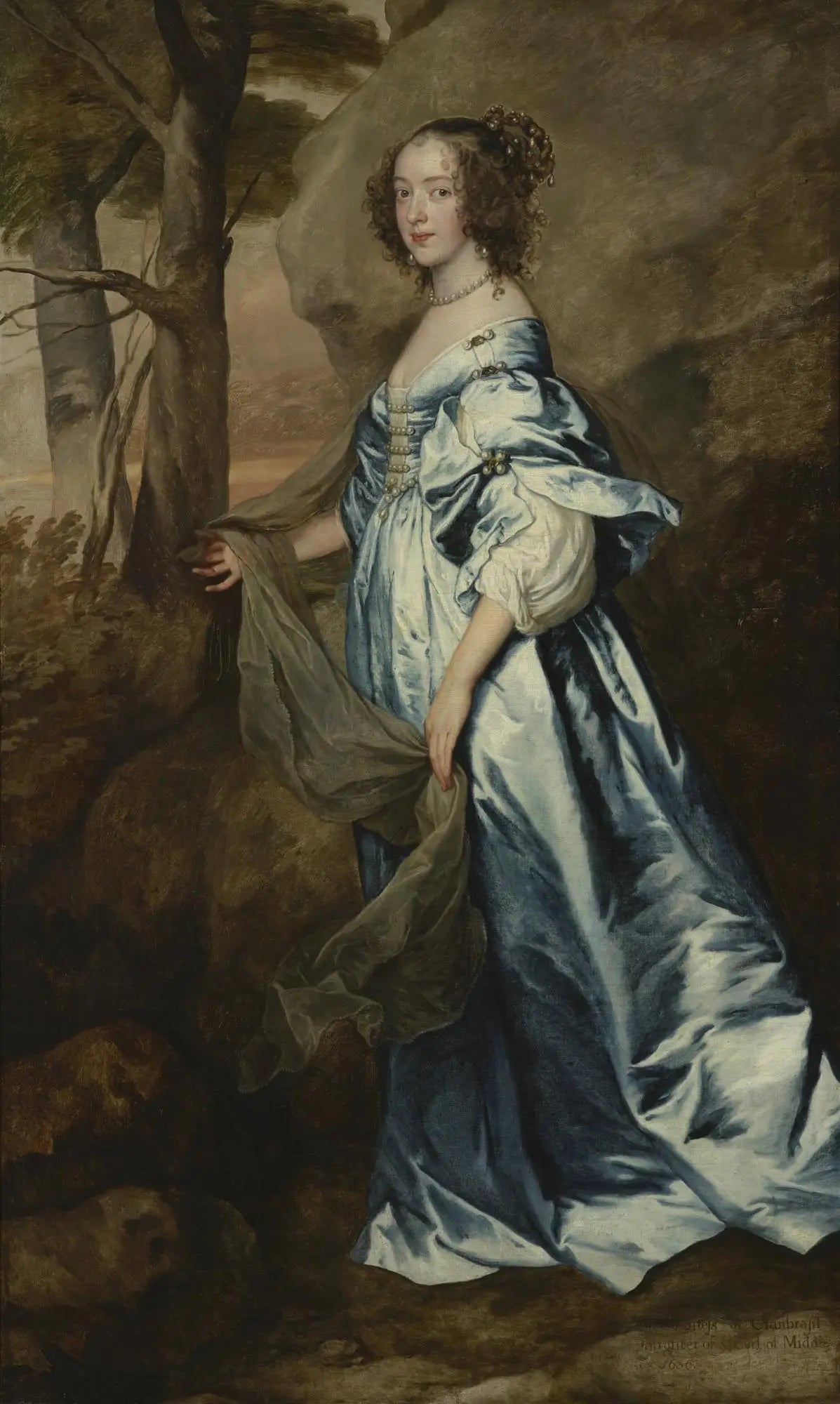 Anne comtesse de Clanbrassil - Antoine van Dyck - Alpha Reproduction