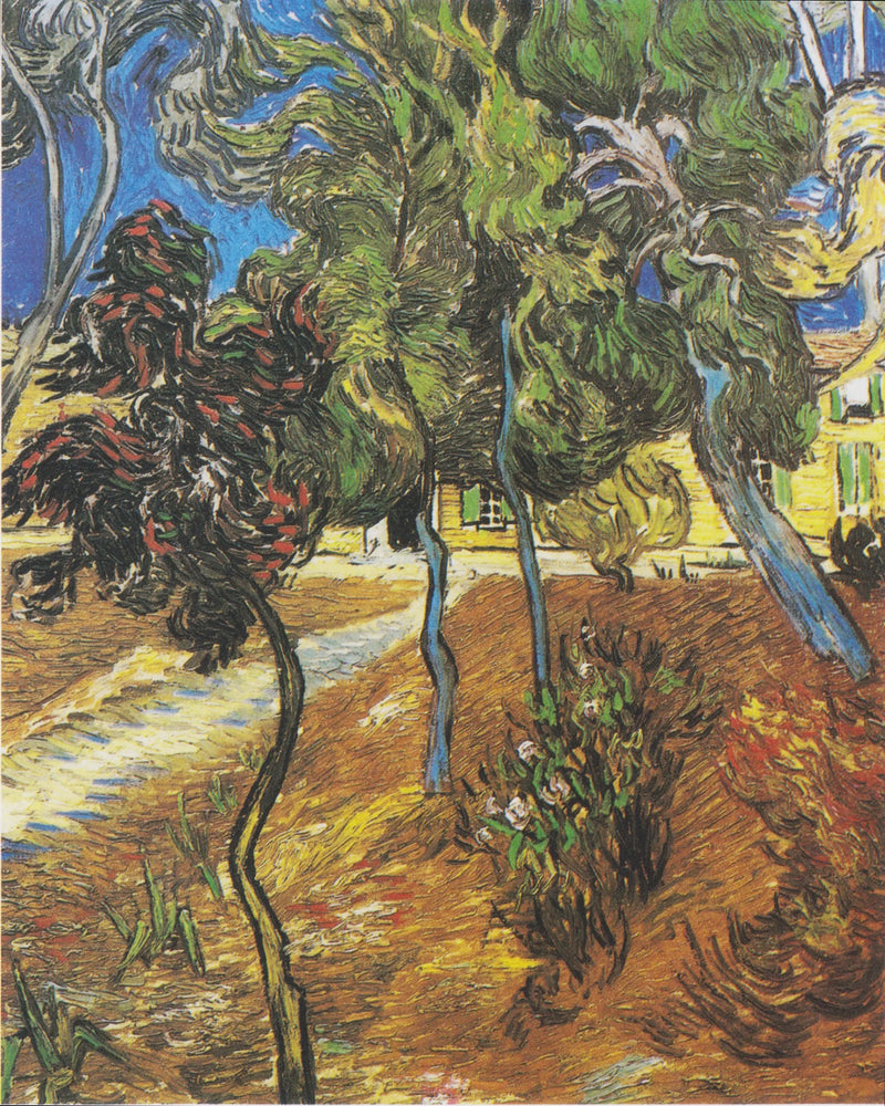 Árboles del jardín del hospital Saint-Paul - Vincent van Gogh