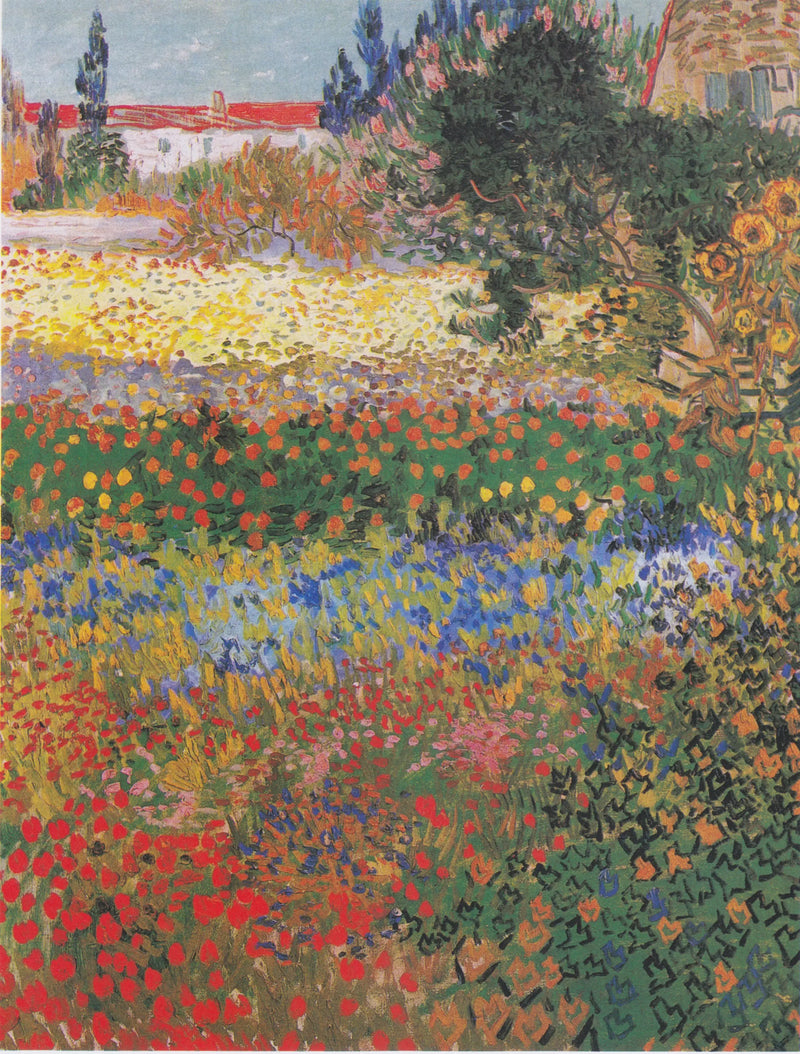 Jardín de flores - Vincent van Gogh