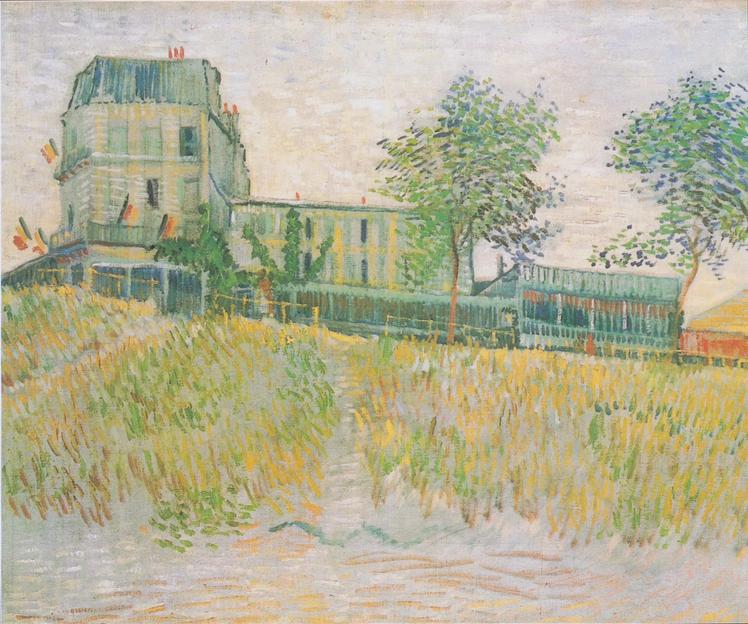 Reproduction du tableau « Restaurant de la Sirène à Asnières, Le - Vincent van Gogh » par Alpha Reproduction en peinture à l’huile