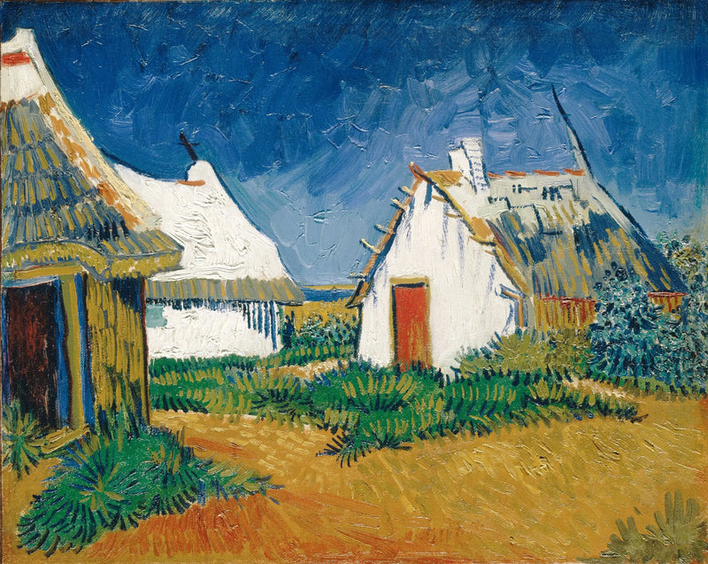 Cabañas blancas en las Saintes-Maries - Vincent van Gogh