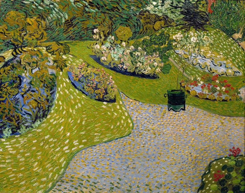 Jardín de Auvers - Vincent van Gogh