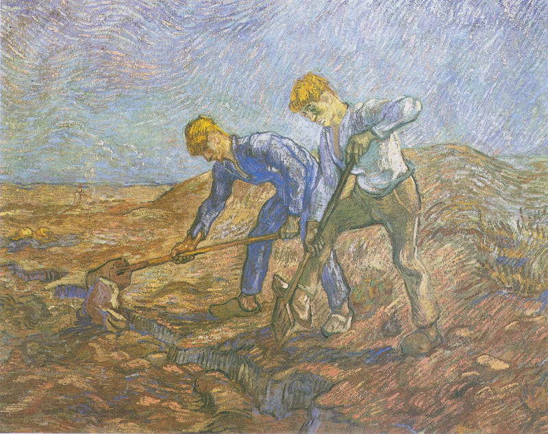 Los azadones - Vincent van Gogh