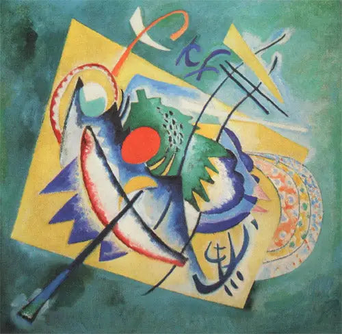 Óvalo rojo - Vassily Kandinsky