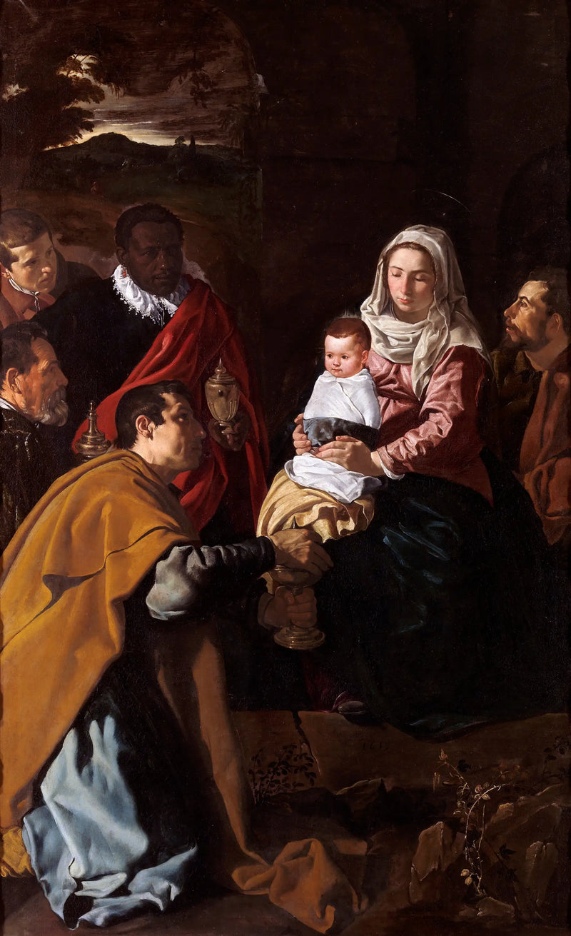 Adoración de los Reyes Magos - Diego Velázquez