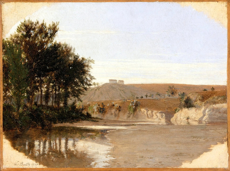 Vista de un lago - Louis-Léopold Boilly