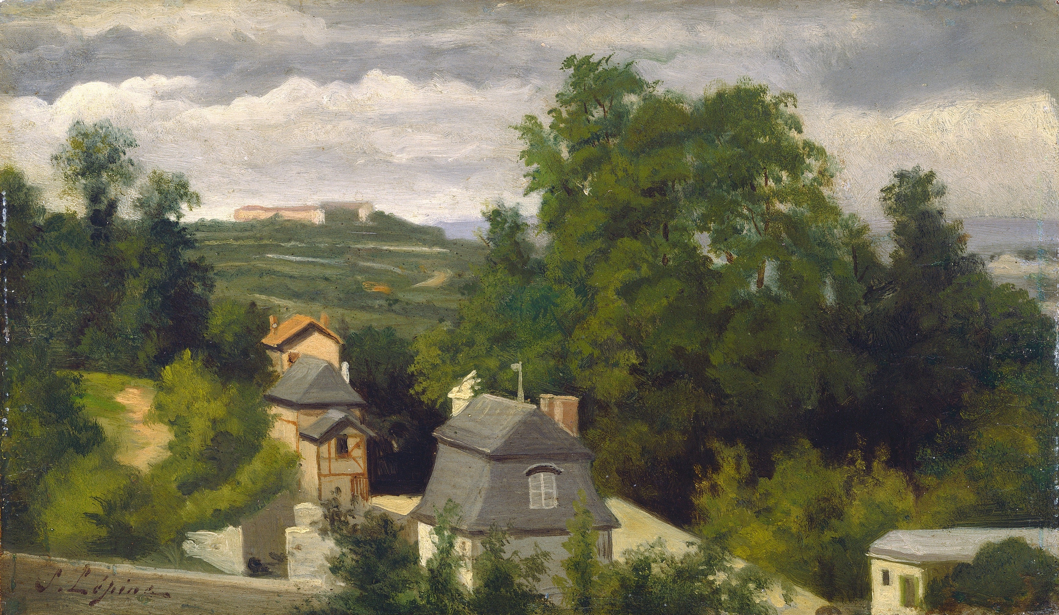 Vue sur les abords de Caen - Stanislas Lépine - Alpha Reproduction