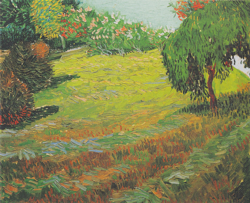 Césped soleado en un parque público - Vincent van Gogh