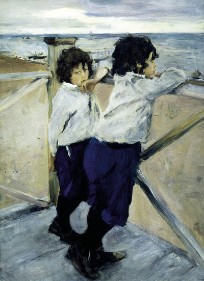 Niños. Sacha y Yura Serov - Valentin Serov