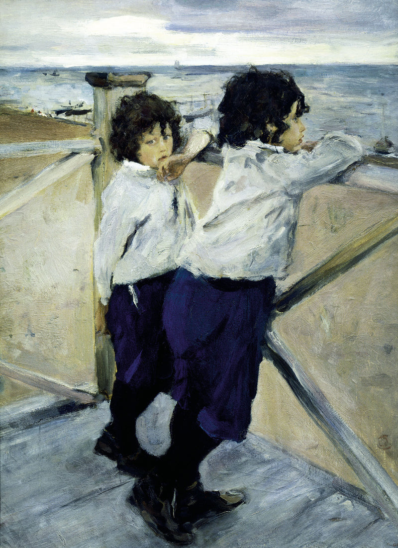 Niños. Sacha y Yura Serov - Valentin Serov