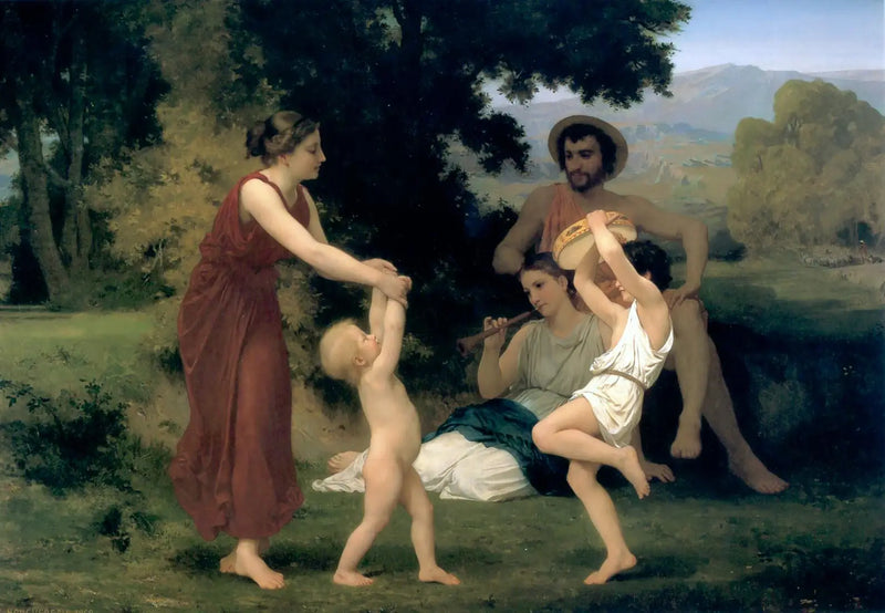 La pastoral de los placeres - Bouguereau