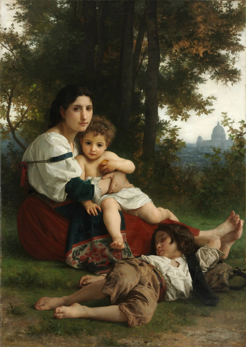 El Reposo - Bouguereau
