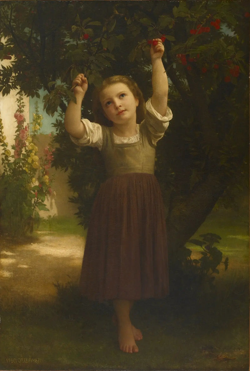 El recolector de cerezas - Bouguereau
