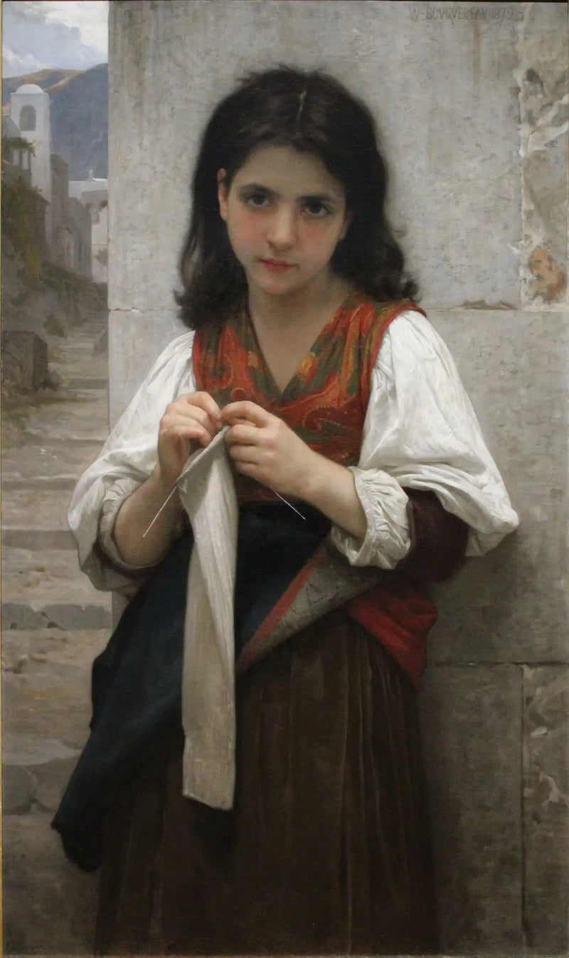 Tejedora - Bouguereau