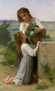 En la fuente - Bouguereau