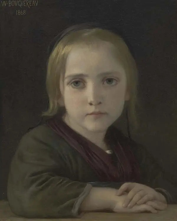 La niña de ojos azules - Bouguereau