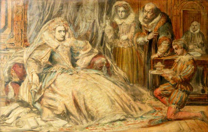 Élisabeth Ire et les courtisans - William Powell Frith