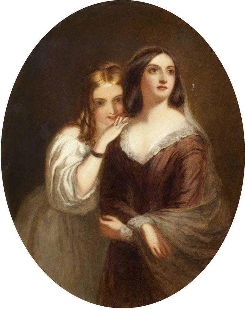 Portrait de deux filles - William Powell Frith
