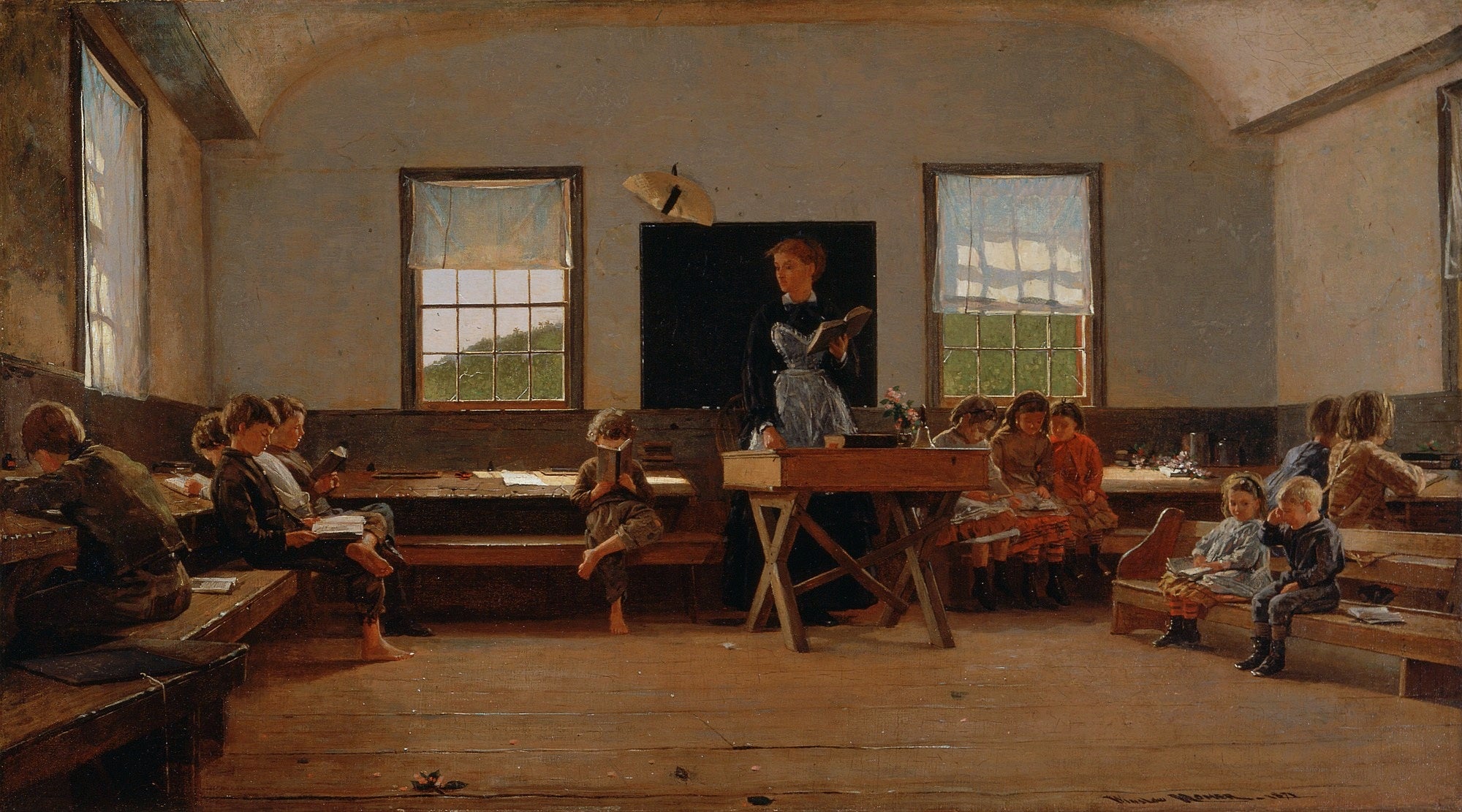 L'école de campagne - Winslow Homer