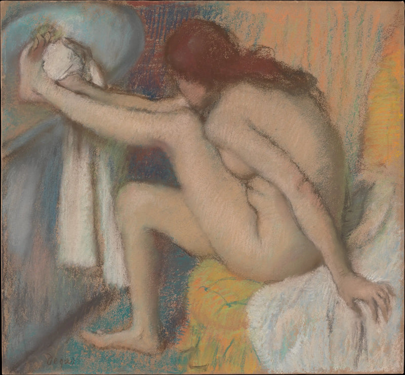 Mujer secándose los pies - Edgar Degas