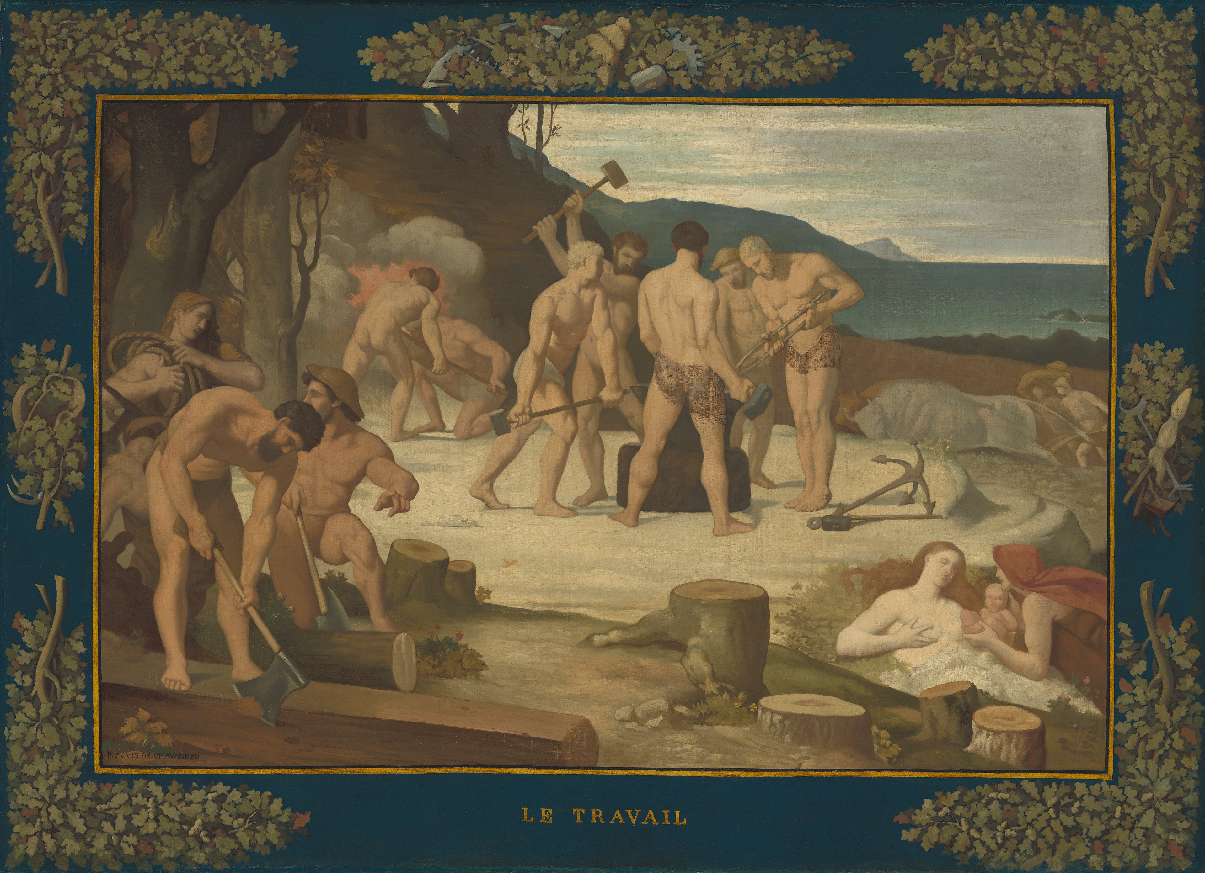 Travail - Pierre Puvis de Chavannes