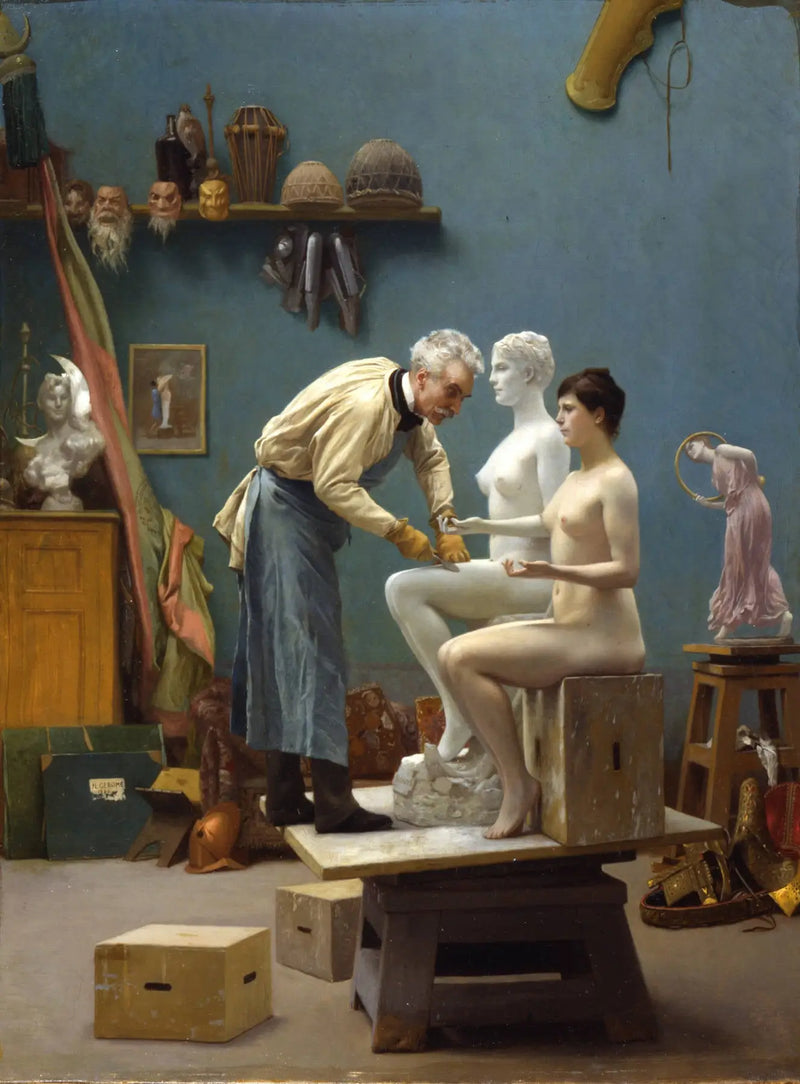 El Artista escultor Tanagra - Jean-Léon Gérôme