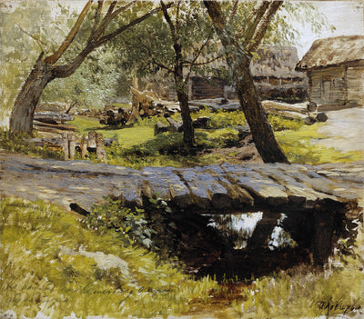 Puente. Sloboda de Savvinskaya - Isaac Levitan