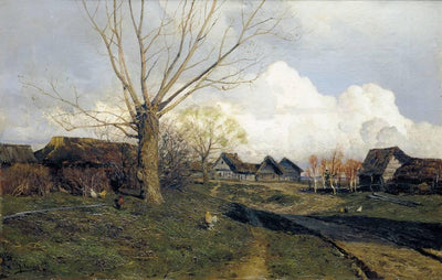 Pueblo de Savvinskaya cerca de Zvenigorod - Isaac Levitan