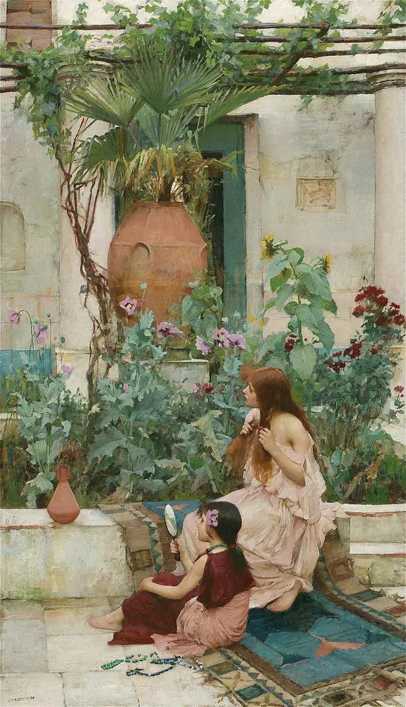 En Capri - John William Waterhouse