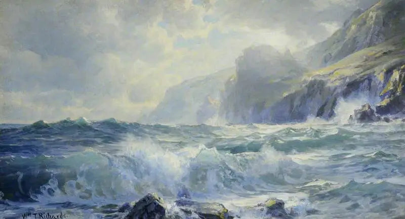 En Icart Point, Guernesey - William Trost Richards
