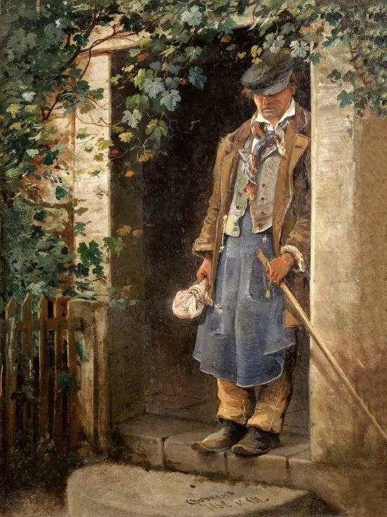 A Krippen. El hombre en el umbral de la puerta - Ivan Chichkine