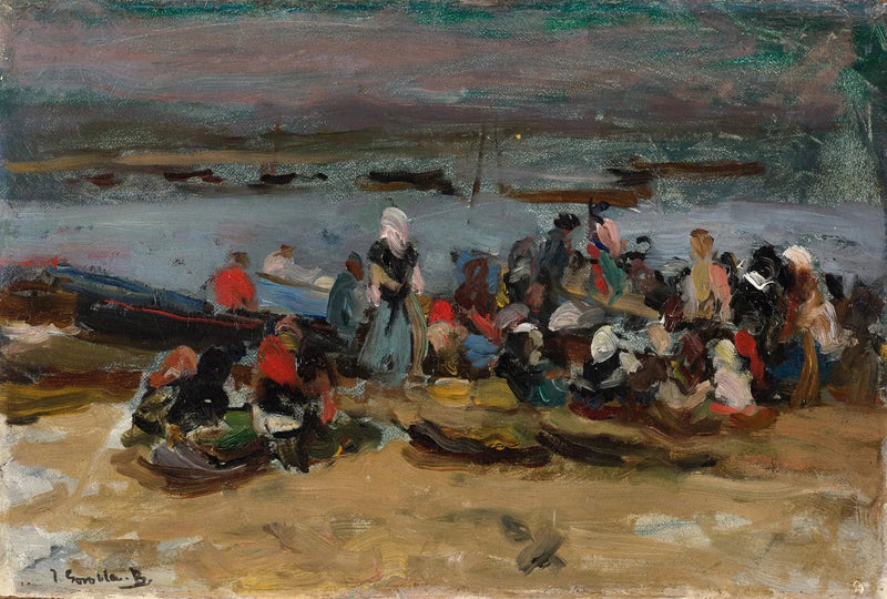 En la desembocadura, Asturias - Joaquín Sorolla