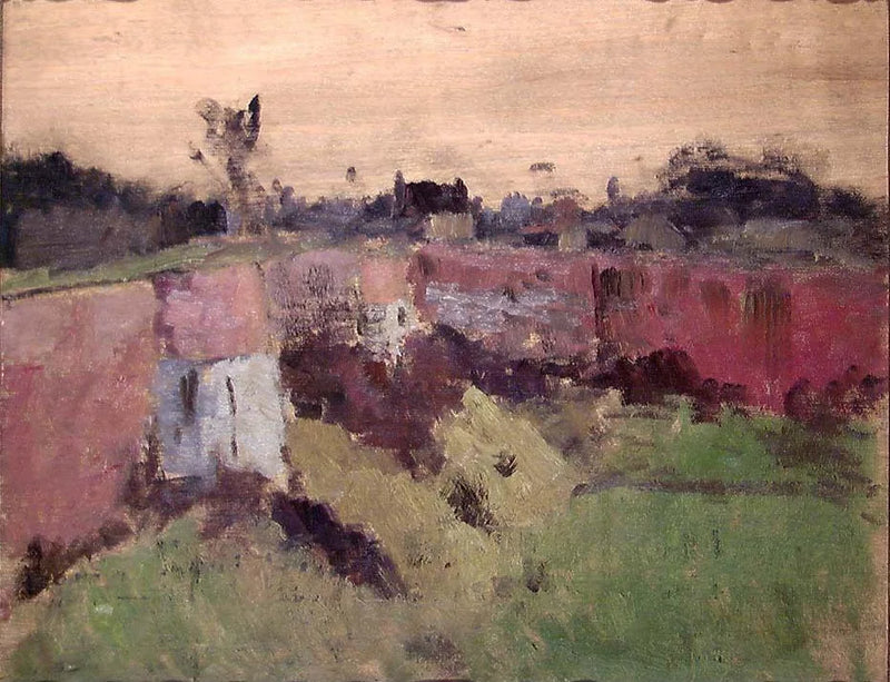 Fuera de las murallas de Montreuil - Frits Thaulow