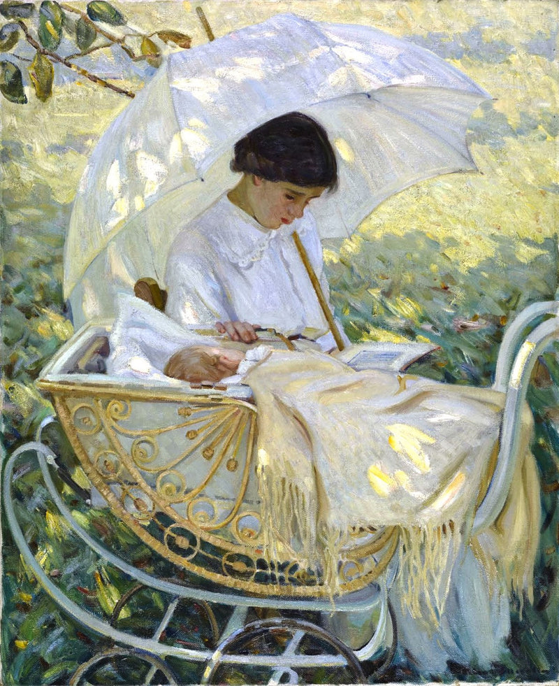 A la sombra del árbol - Helen McNicoll