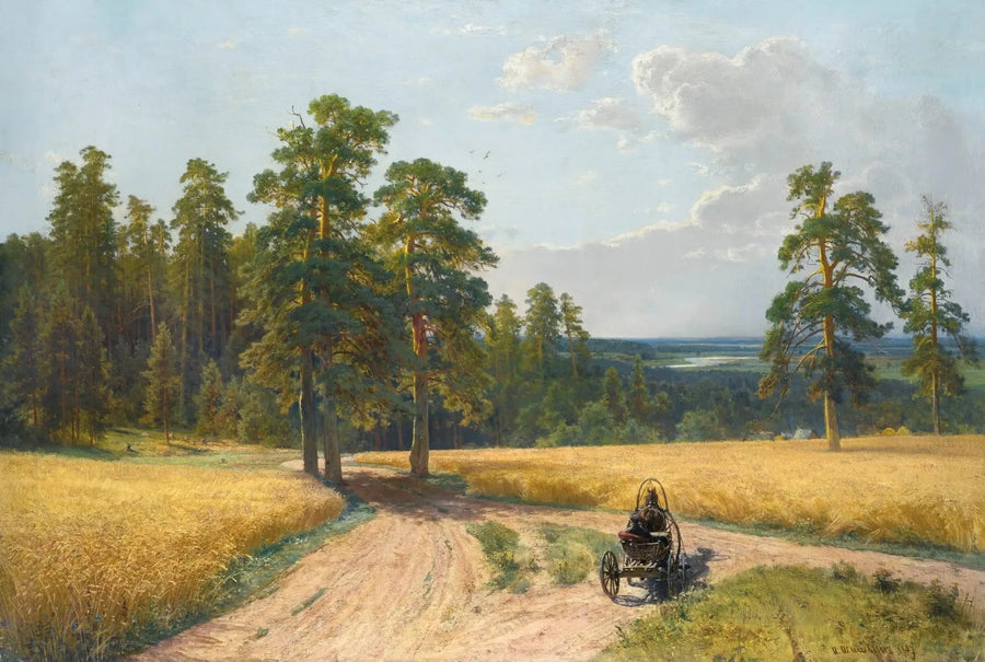 En la orilla del bosque de pinos - Ivan Chichkine
