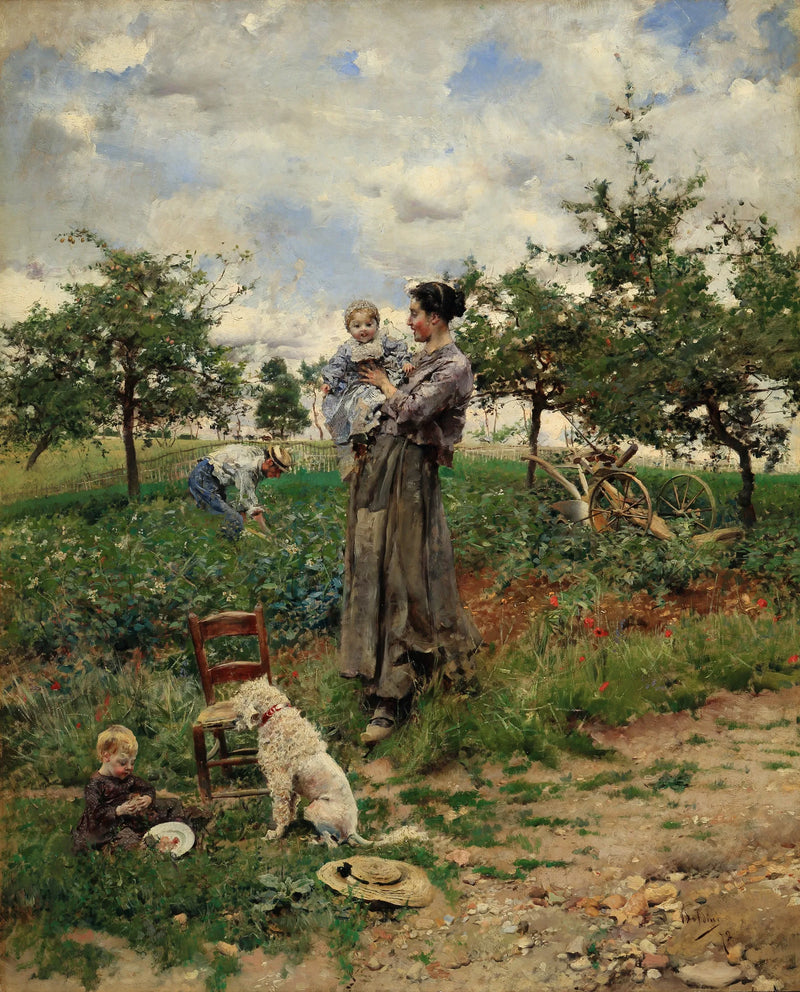En el campo - Giovanni Boldini